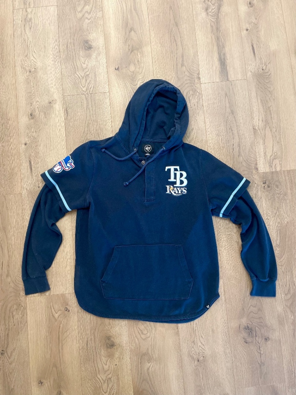 47 Brand Tampa Bay Rays Pullover Hoodie TB RAYS MLB Baseball
